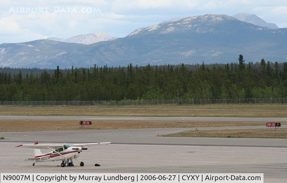 N9007M, 1969 Cessna 180H Skywagon C/N 18052107, 1969 Cessna 180H at Whitehorse, Yukon Territory.