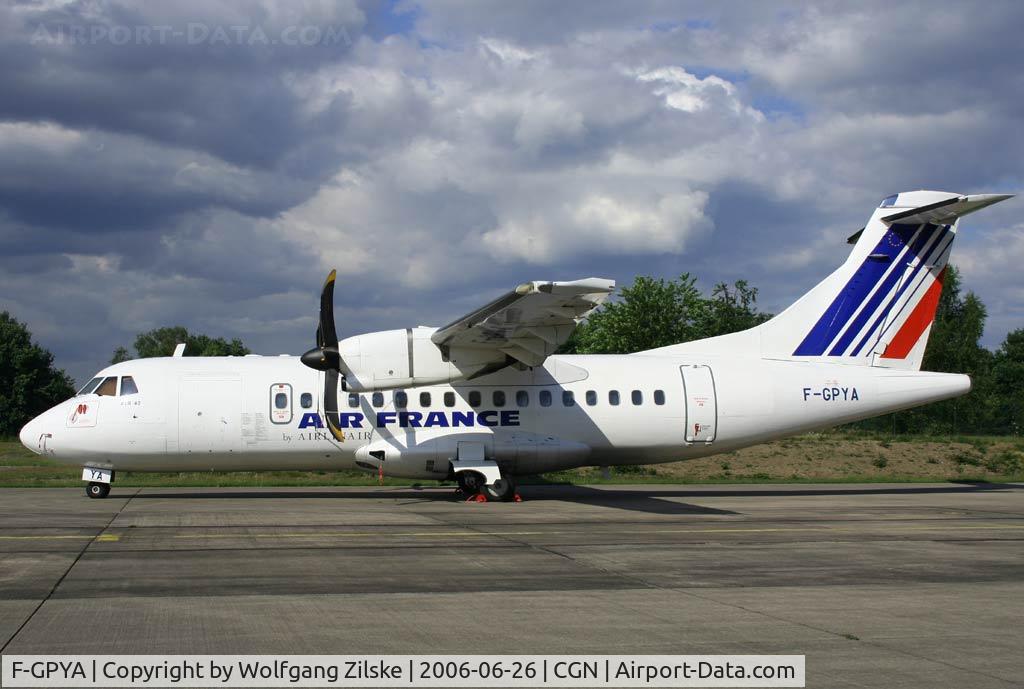 F-GPYA, 1995 ATR 42-500 C/N 457, FIFA 2006 visitor
