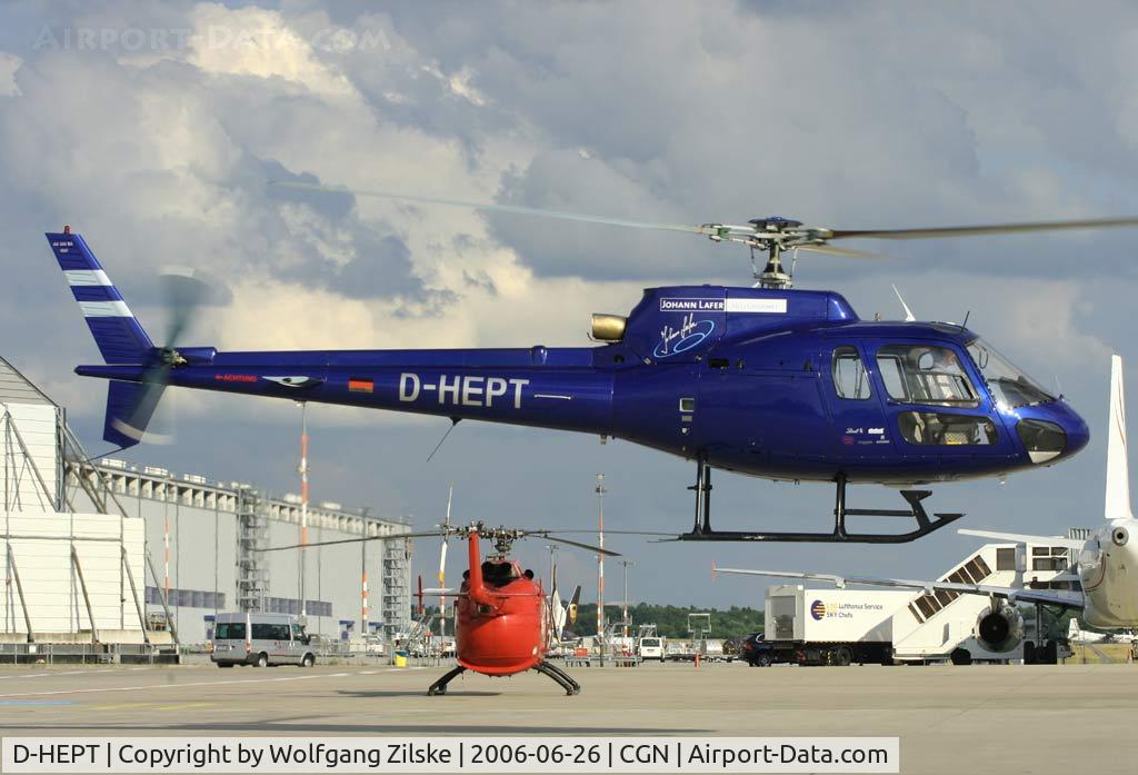 D-HEPT, Eurocopter AS-350BA Ecureuil C/N 1237, FIFA 2006 visitor