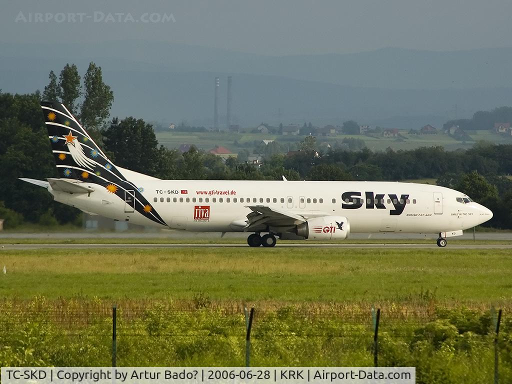 TC-SKD, 1992 Boeing 737-4Q8 C/N 25372, Sky Airlines