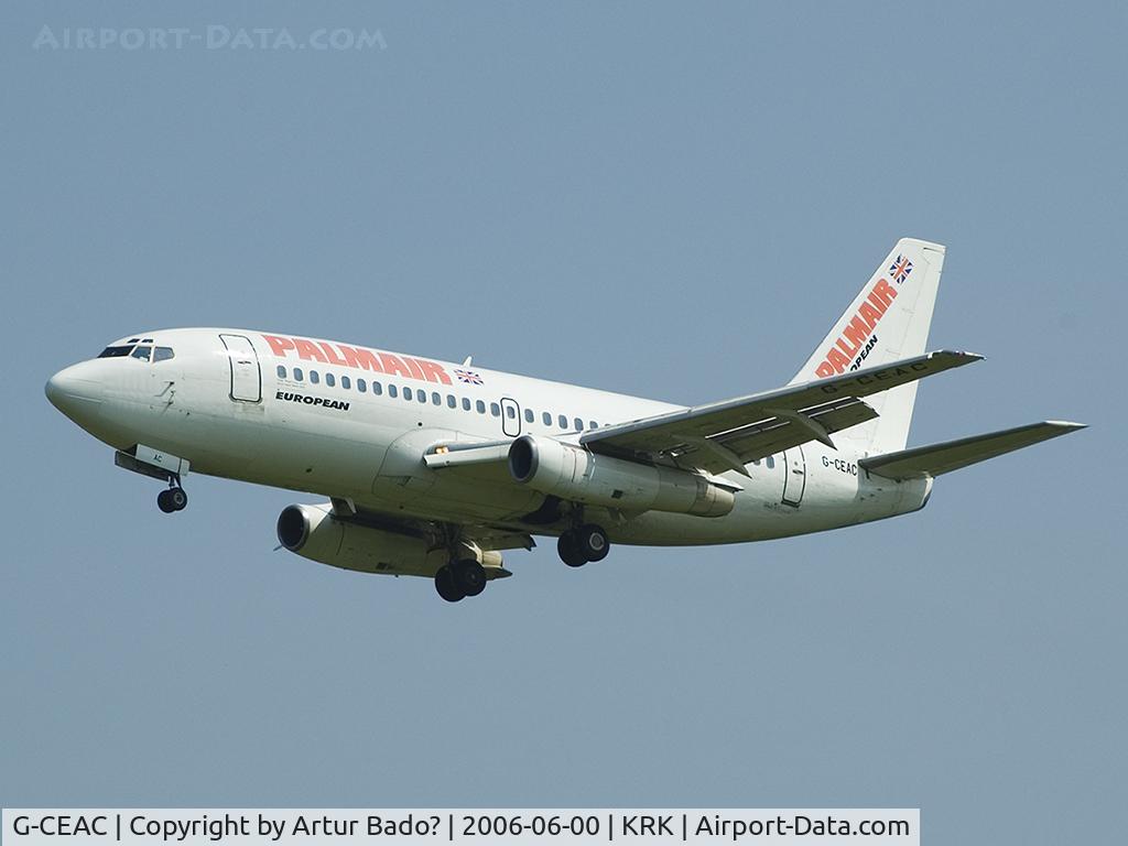 G-CEAC, 1974 Boeing 737-229 C/N 20911, PALMAIR - European