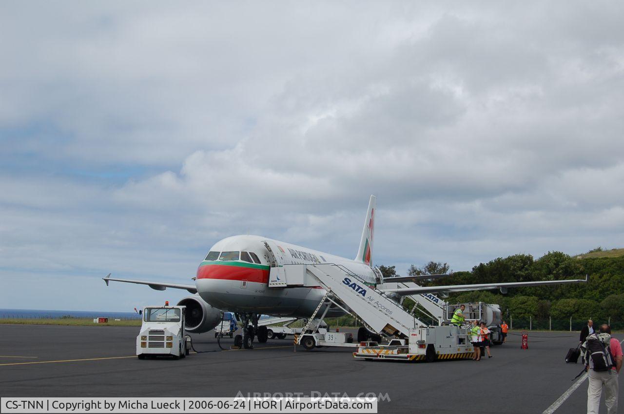 CS-TNN, 2002 Airbus A320-214 C/N 1816, In Horta on the Azores Island Faial