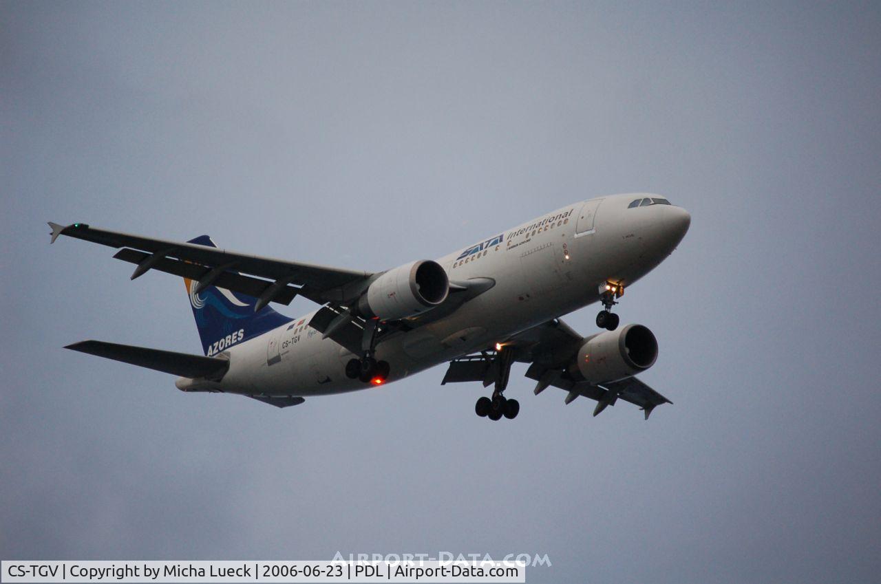 CS-TGV, 1992 Airbus A310-304 C/N 651, Arriving in Ponta Delgada, Azores