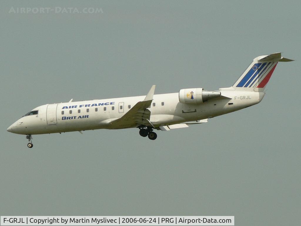 F-GRJL, 1998 Canadair CRJ-100ER (CL-600-2B19) C/N 7221, CRJ-100ER
