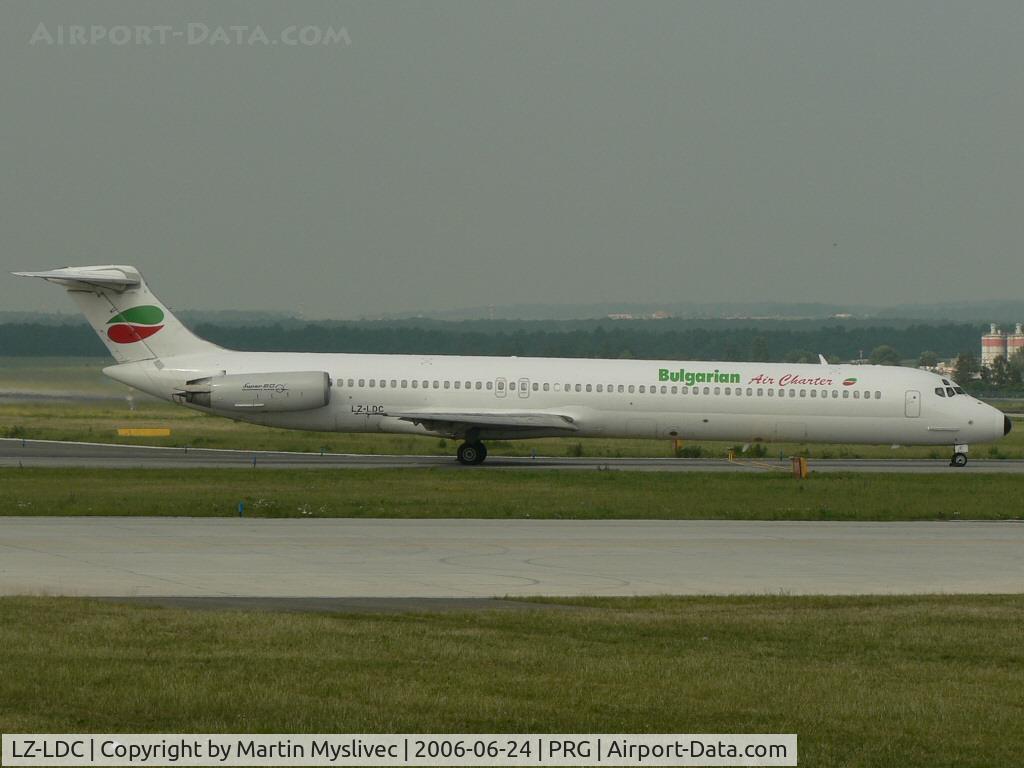 LZ-LDC, 1986 McDonnell Douglas MD-82 (DC-9-82) C/N 49217, MD-82