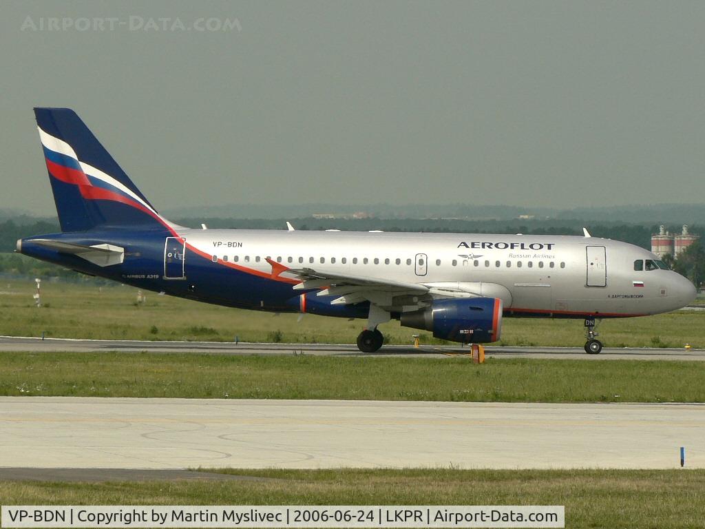 VP-BDN, 2003 Airbus A319-111 C/N 2072, Airbus A319-111