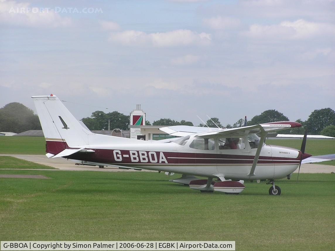 G-BBOA, 1973 Reims F172M Skyhawk Skyhawk C/N 1066, Cessna 172 Skyhawk visiting Sywell