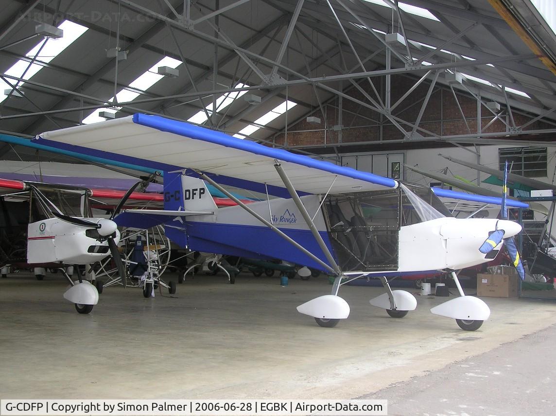 G-CDFP, 2004 Best Off Skyranger 912(1) C/N BMAA/HB/431, SkyRanger ultralight in hangar at Sywell