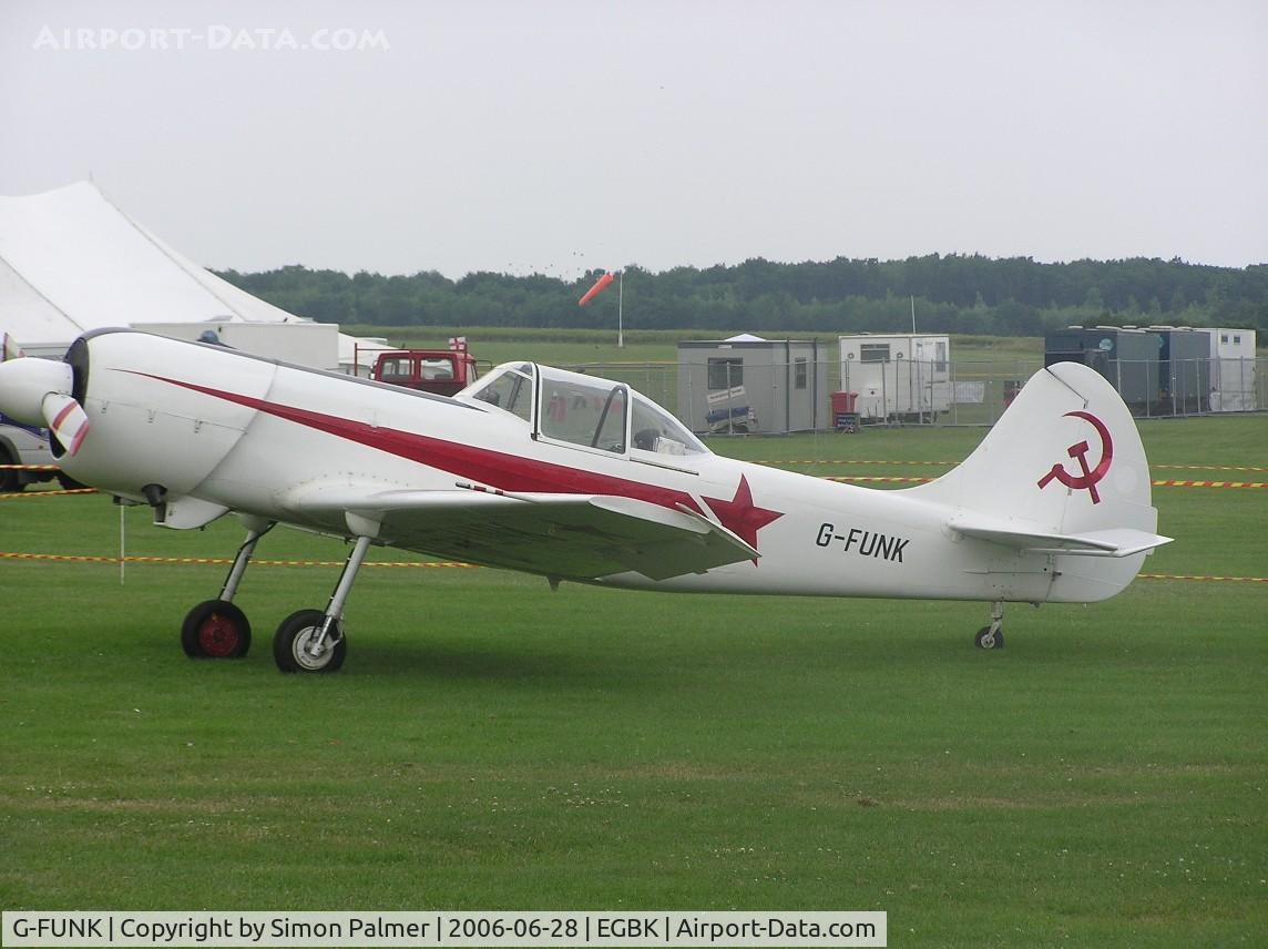 G-FUNK, 1985 Yakovlev Yak-50 C/N 852908, Yakovlev Yak-50 at Sywell for a display