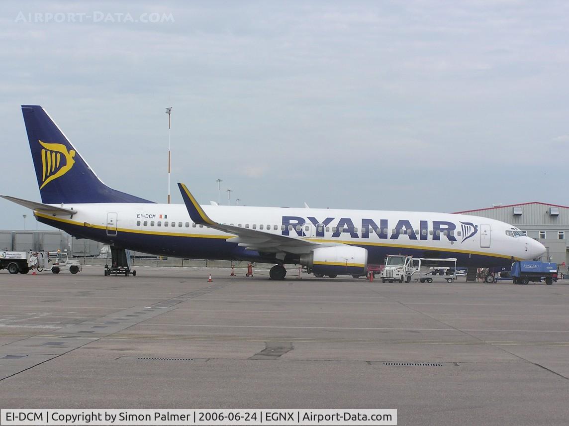 EI-DCM, 2004 Boeing 737-8AS C/N 33807, Boeing 737-8AS of RyanAir at East Midlands airport