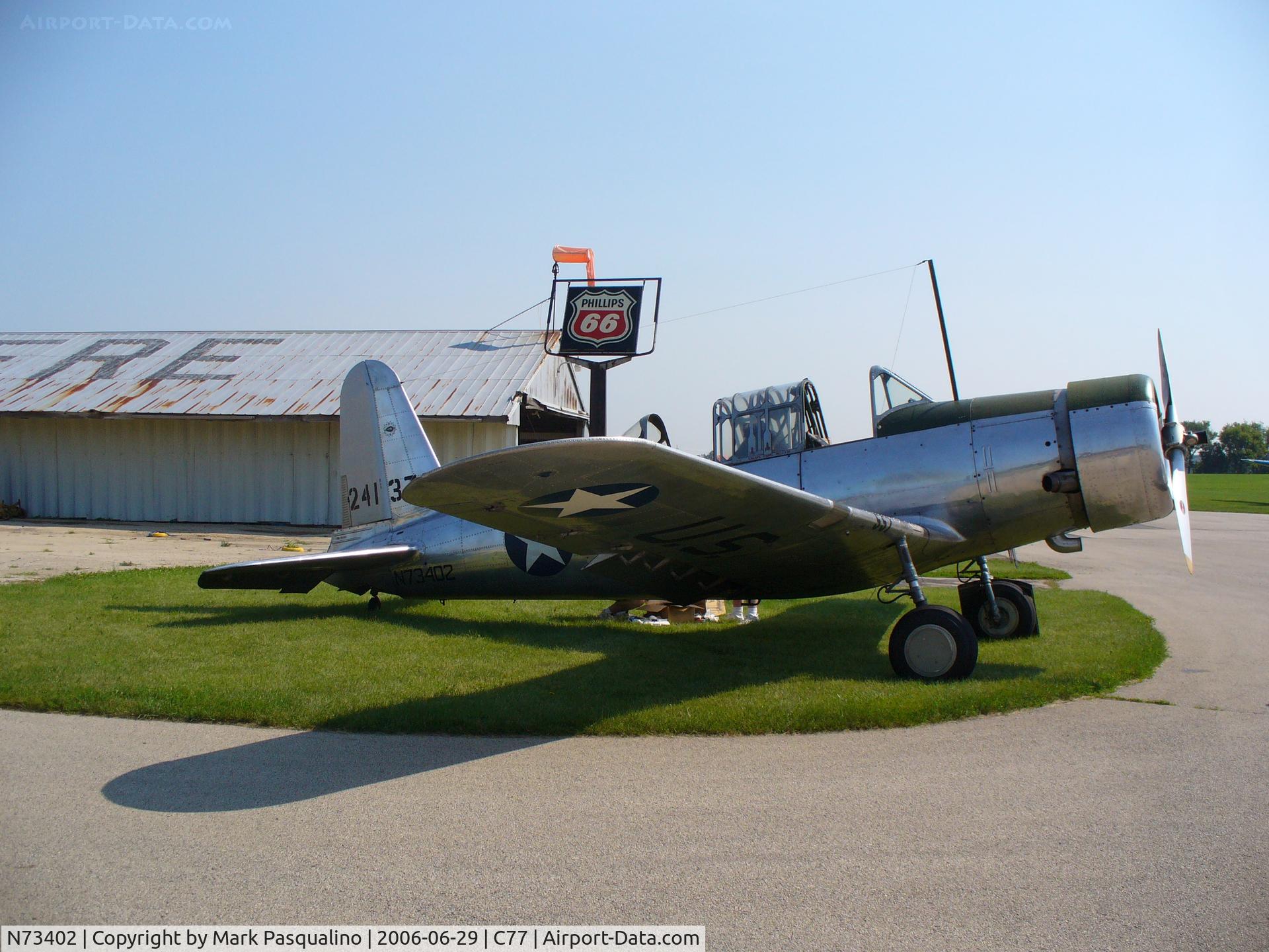 N73402, 1943 Consolidated Vultee BT-15 C/N 8516, Vultee BT-15