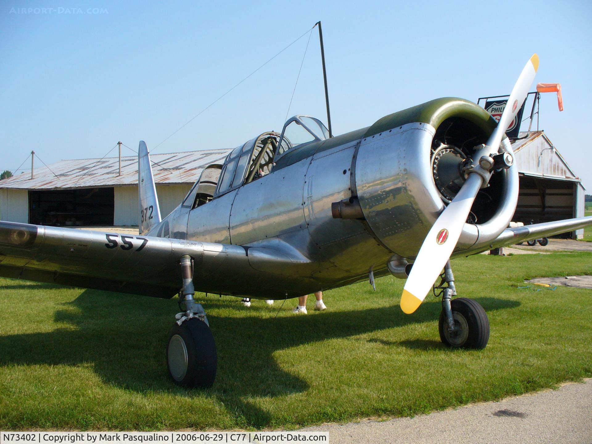 N73402, 1943 Consolidated Vultee BT-15 C/N 8516, Vultee BT-15