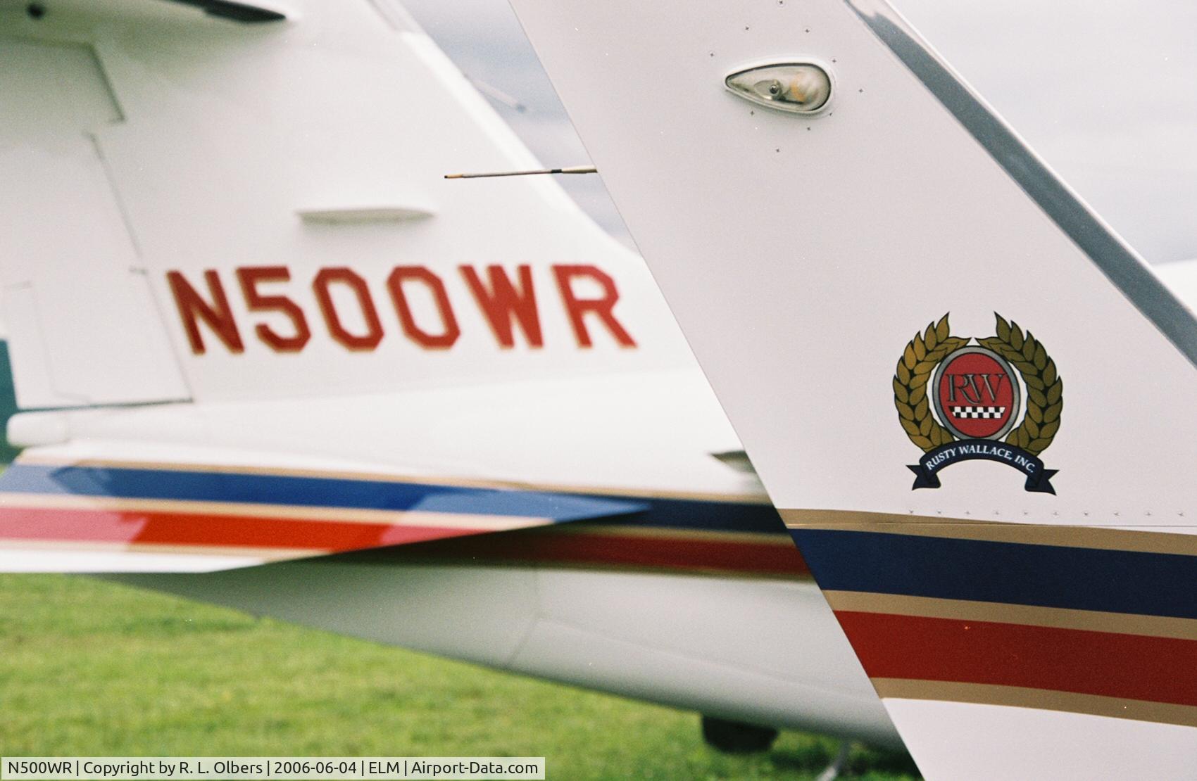 N500WR, 1991 Learjet 31A C/N 038, Rusty Wallace Inc. Jet waits on tarmac during Watkins Glen IRL race