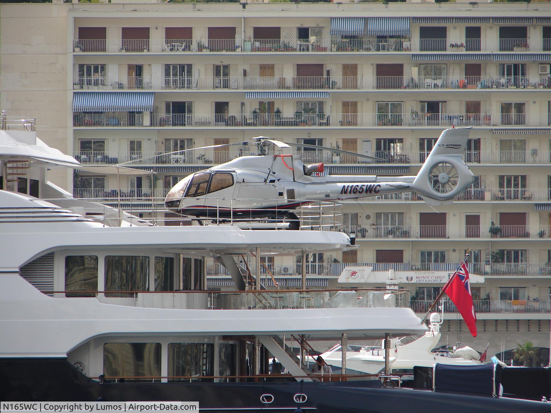 N165WC, 2004 Eurocopter EC-130B-4 (AS-350B-4) C/N 3860, Chopper on Attessa at Monte Carlo  28 Juni 2006