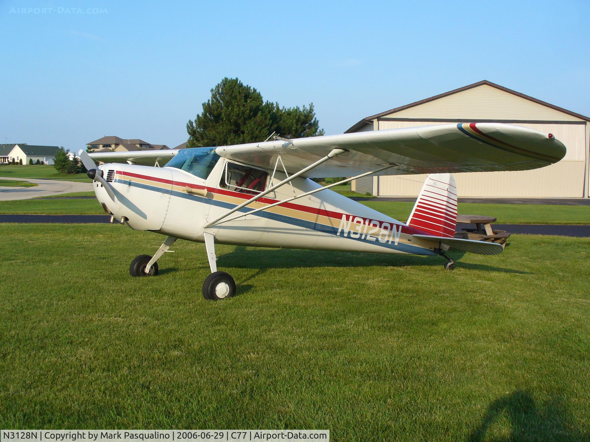 N3128N, 1947 Cessna 120 C/N 13386, Cessna 120
