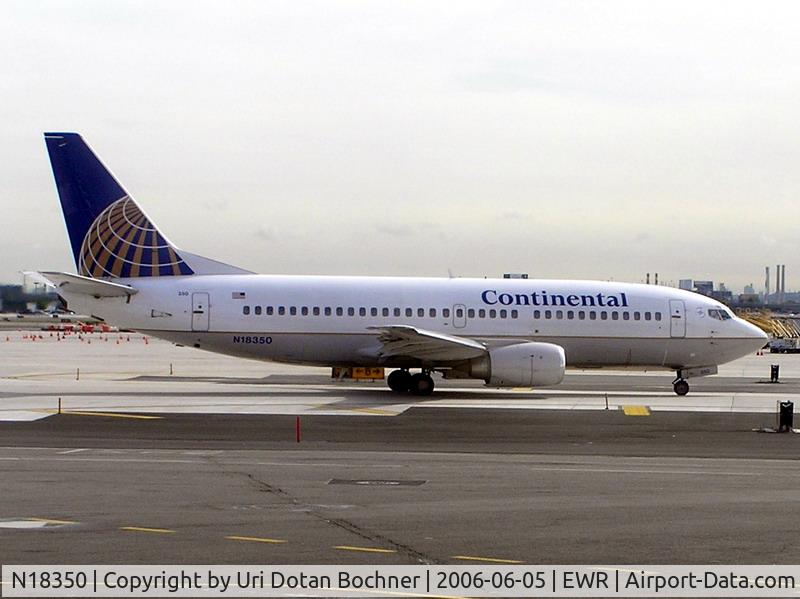 N18350, 1987 Boeing 737-3TO C/N 23588, EWR