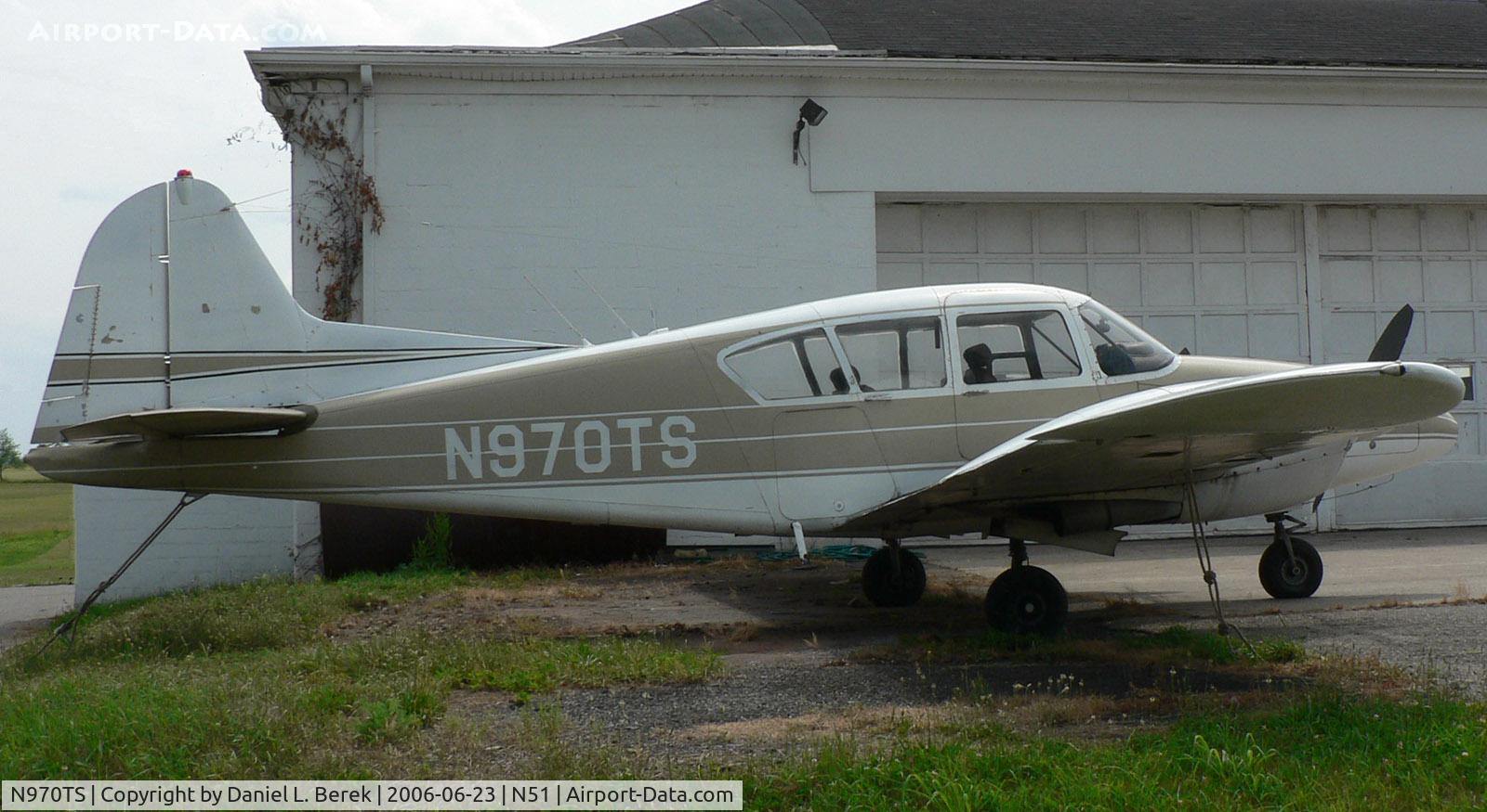 N970TS, 1961 Piper PA-23-160 Apache C/N 23-2013, Nice old Piper Apache adorns the backlot of Solberg Airport.