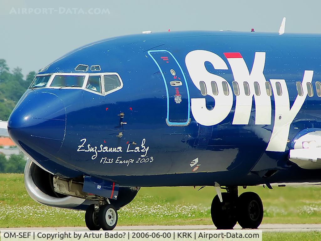 OM-SEF, 1992 Boeing 737-5Y0 C/N 25185, Sky Europe