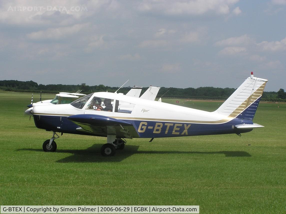 G-BTEX, 1964 Piper PA-28-140 Cherokee C/N 28-23773, PA28-140 Cherokee visiting Sywell