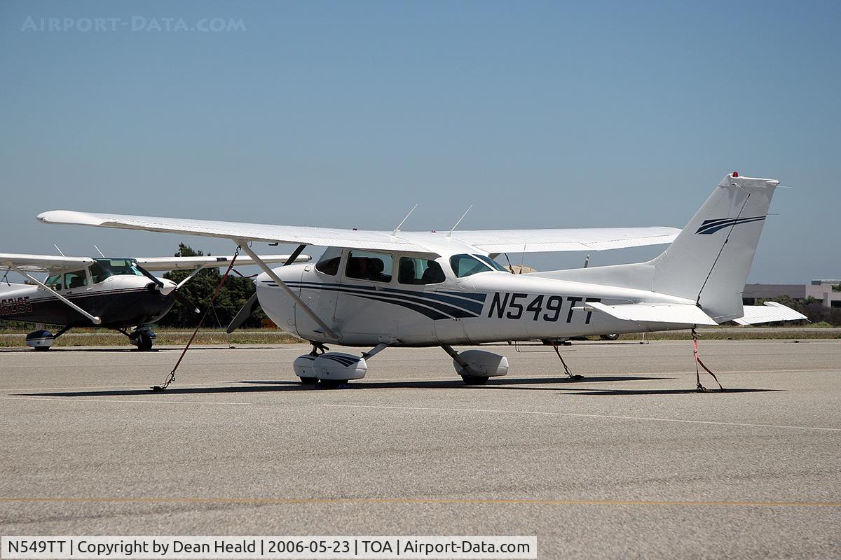 N549TT, 1986 Cessna 172P C/N 17276540, 1986 Cessna 172P N549TT parked on the ramp at Torrance Municipal Airport (KTOA).