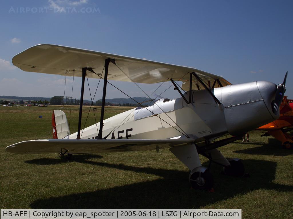 HB-AFE, 1938 Bucker Bu-131B Jungmann C/N 36, Oldtimer Fly In Grenchen 2005