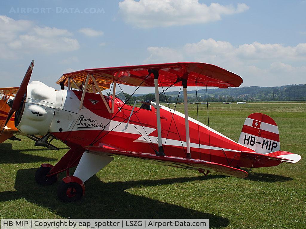 HB-MIP, 1938 Bucker Bu-133C Jungmeister C/N 11, Oldtimer fly in Grenchen 2005