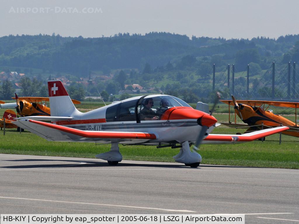 HB-KIY, 1992 Robin DR-400-140B Major C/N 2135, Oldtimer fly in Grenchen 2005