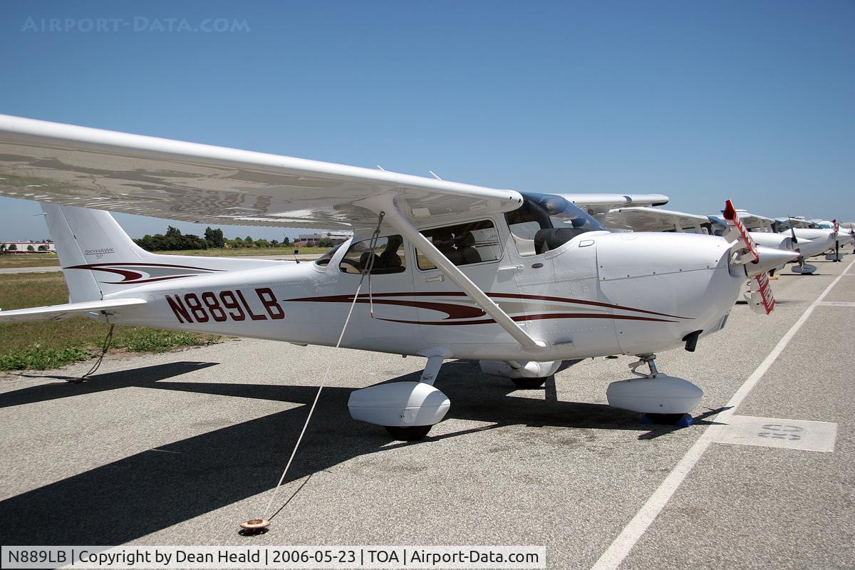 N889LB, 2005 Cessna 172S C/N 172S9889, 2005 Cessna 172S Skyhawk SP N889LB parked on the ramp at Torrance Municipal Airport (KTOA) - Torrance, California.