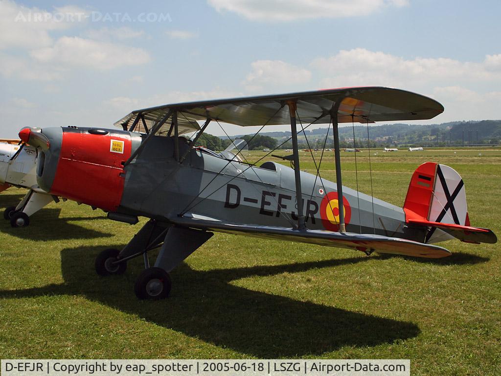 D-EFJR, 1954 CASA 1-131E Jungmann C/N 2072, Oldtimer fly in Grenchen 2005