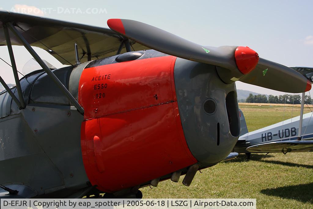 D-EFJR, 1954 CASA 1-131E Jungmann C/N 2072, Oldtimer fly in Grenchen 2005