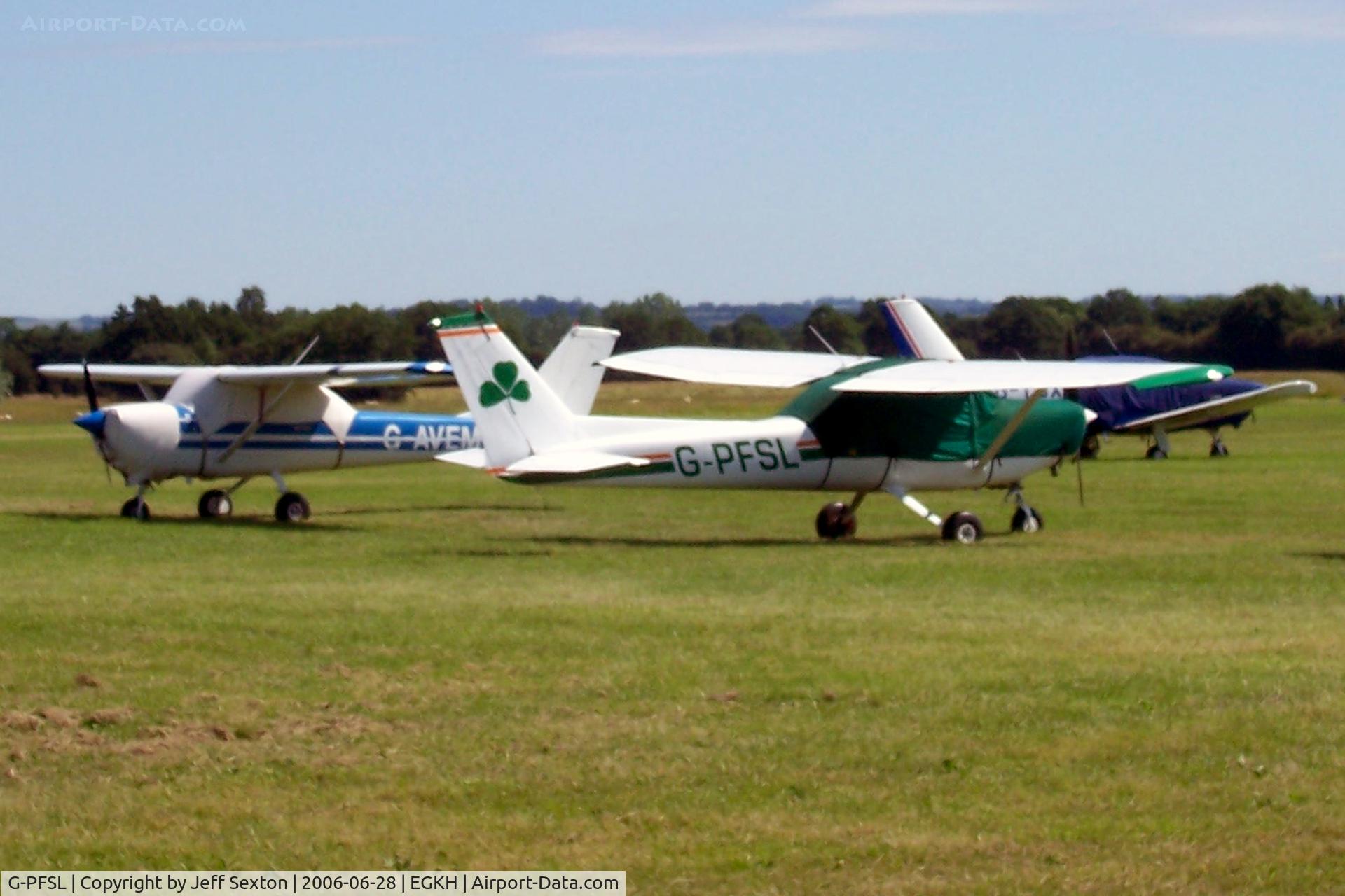 G-PFSL, 1980 Reims F152 C/N 1746, Cessna F152 & Cessna F150G at Lashenden/Headcorn