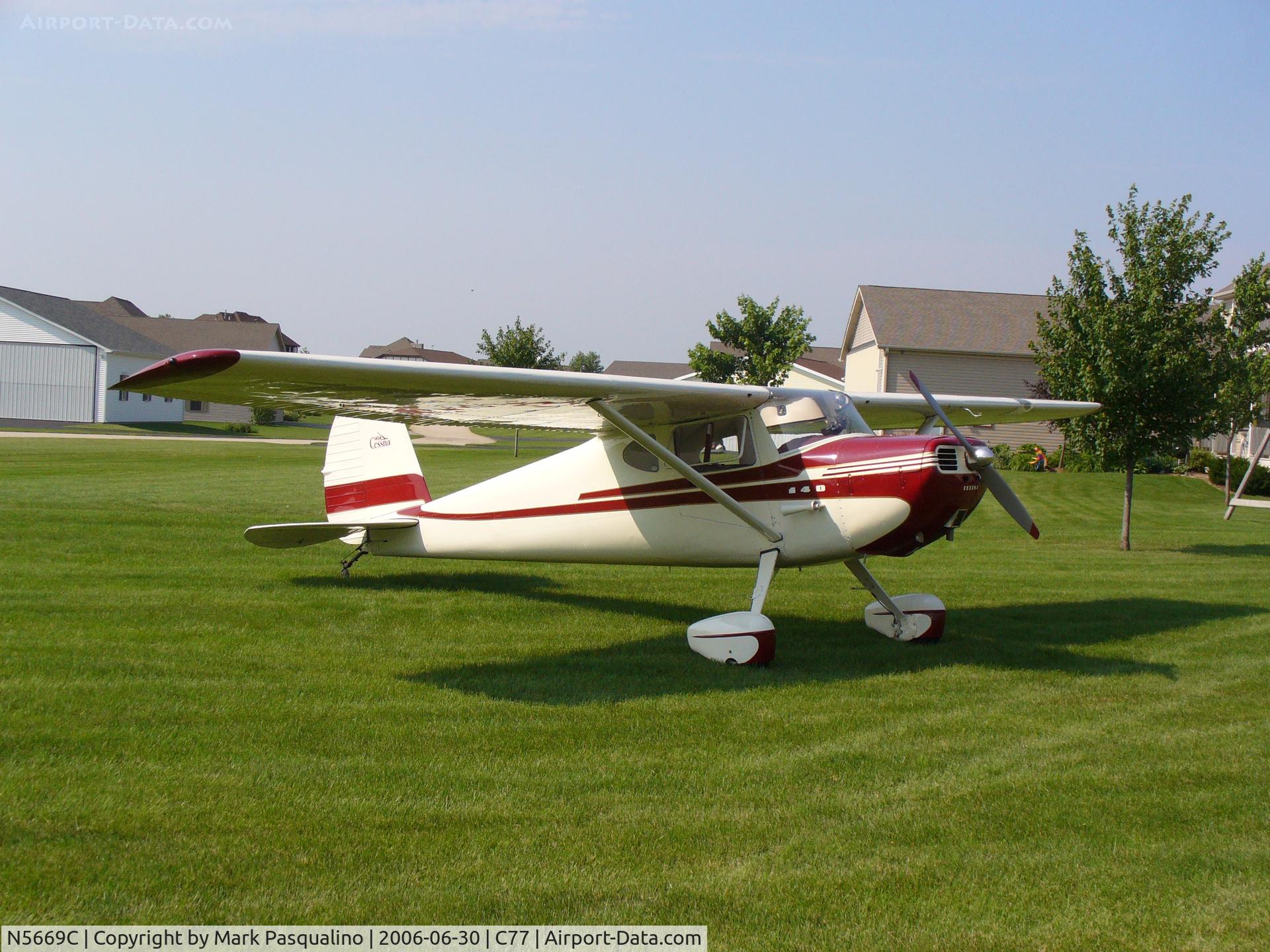 N5669C, 1950 Cessna 140A C/N 15625, Cessna 140A