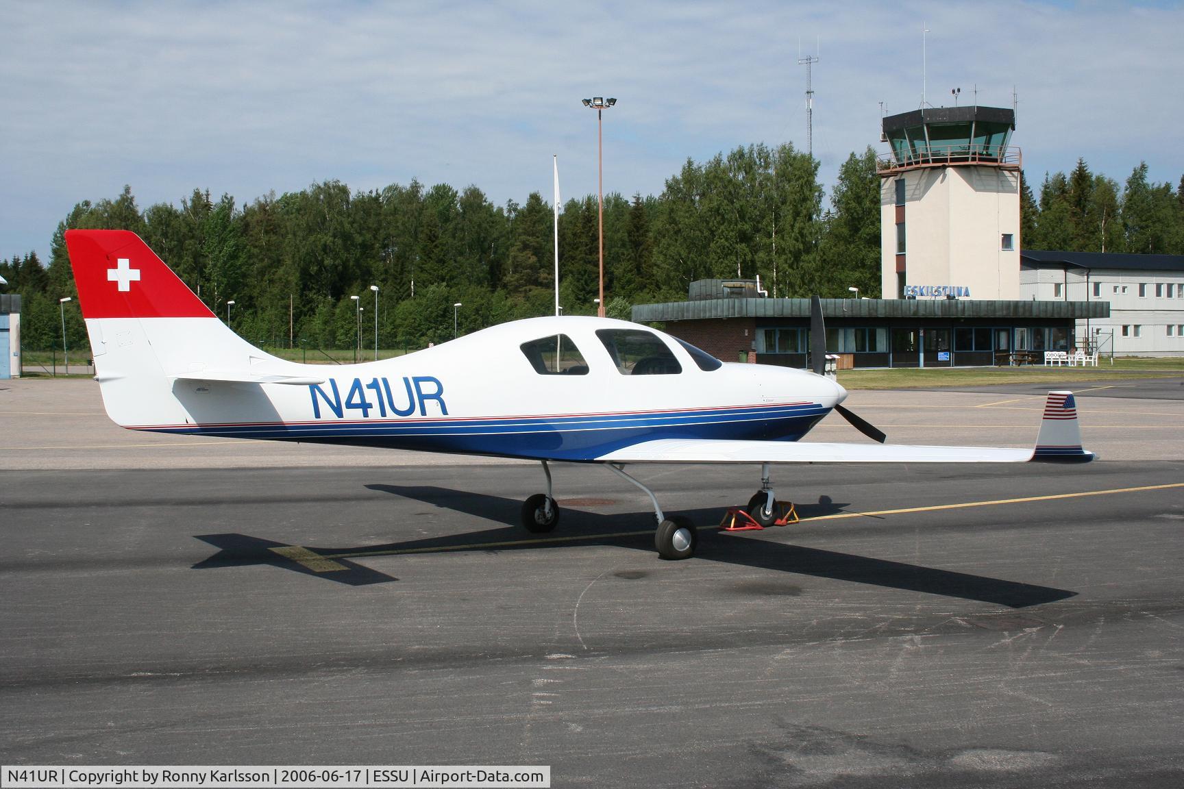 N41UR, Lancair IV-P C/N LIV-359, N41UR on Eskilstuna Airport, Sweden