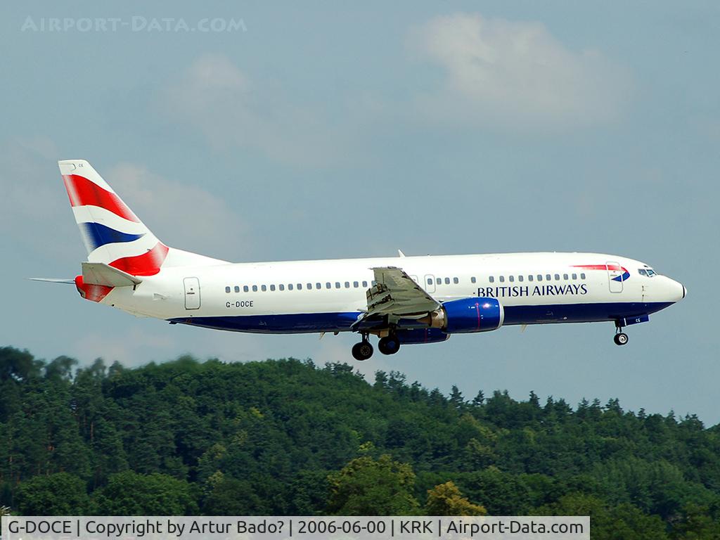 G-DOCE, 1991 Boeing 737-436 C/N 25350, British Airways