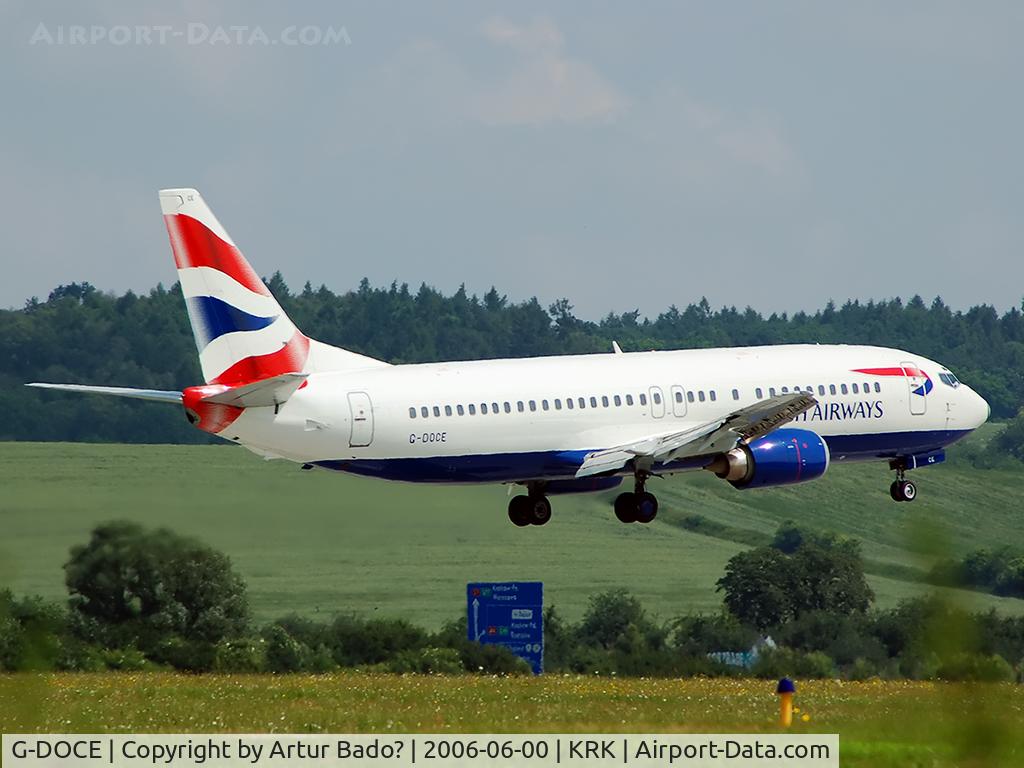 G-DOCE, 1991 Boeing 737-436 C/N 25350, British Airways