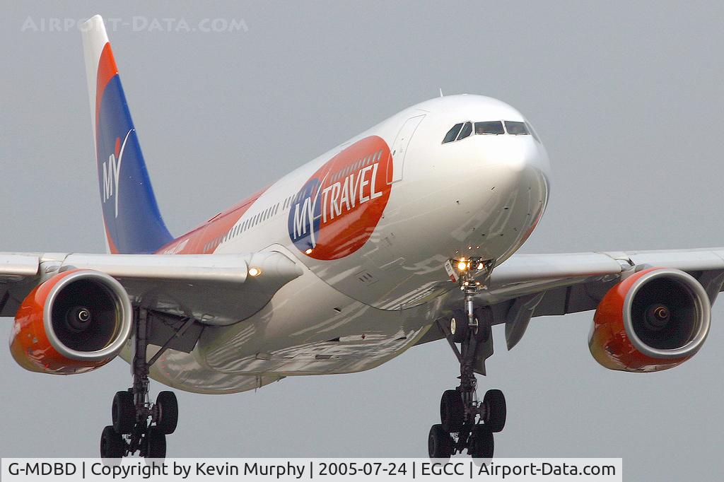 G-MDBD, 1999 Airbus A330-243 C/N 266, Drifting into 06R.