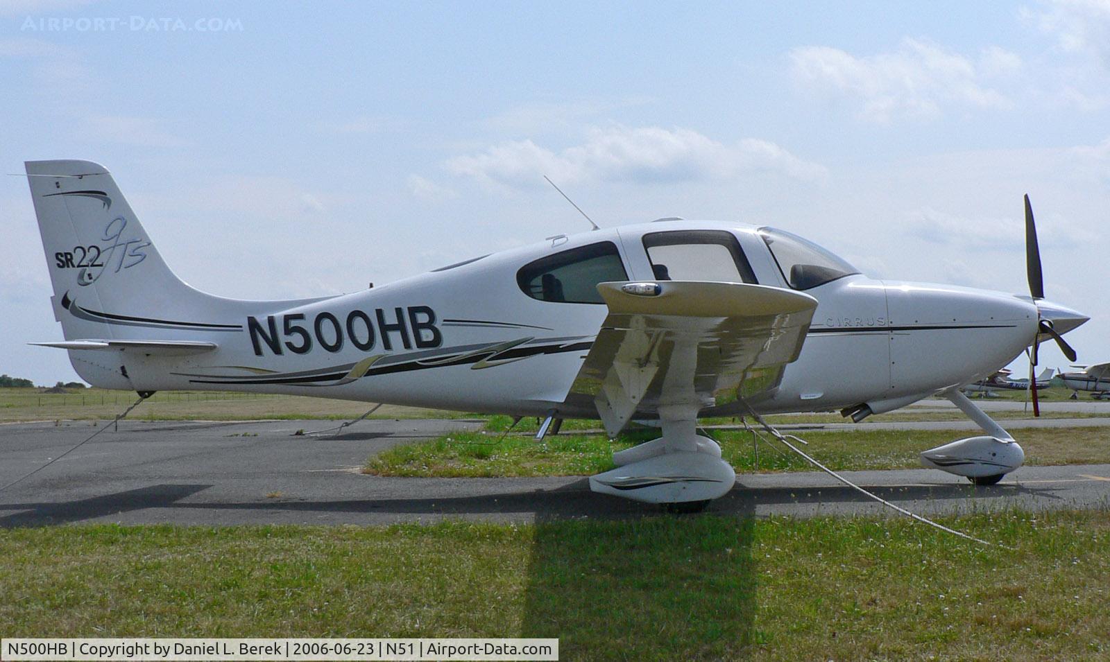 N500HB, 2006 Cirrus SR22 C/N 1745, Factory-fresh Cirrus gleams proudly on the ramp at Solberg Airport, Readington, NJ.