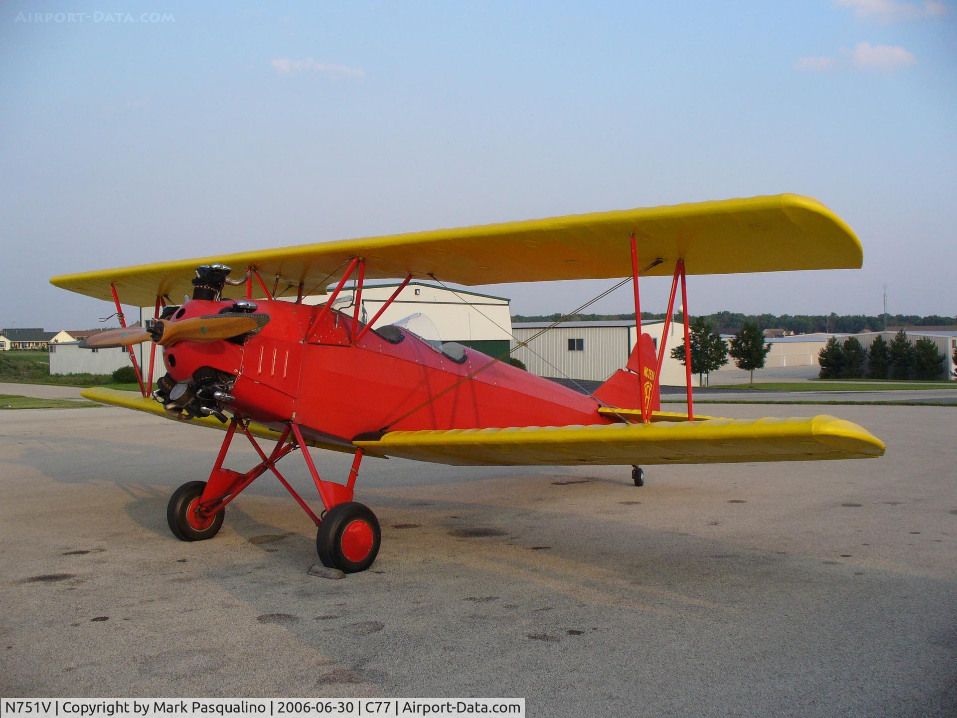 N751V, 1932 Fleet Model 10 C/N 411, 1932 Fleet 10