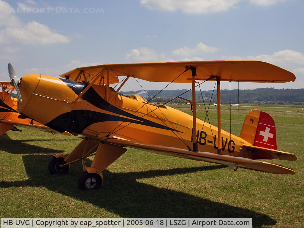 HB-UVG, 1937 Doflug Bu-131B Jungmann C/N 30, Oldtimer fly in Grenchen 2005