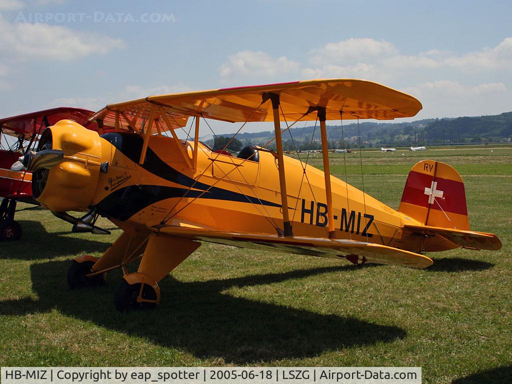 HB-MIZ, 1936 Bucker Bu-133C Jungmeister C/N 1003 RDF/35, Oldtimer fly in Grenchen 2005