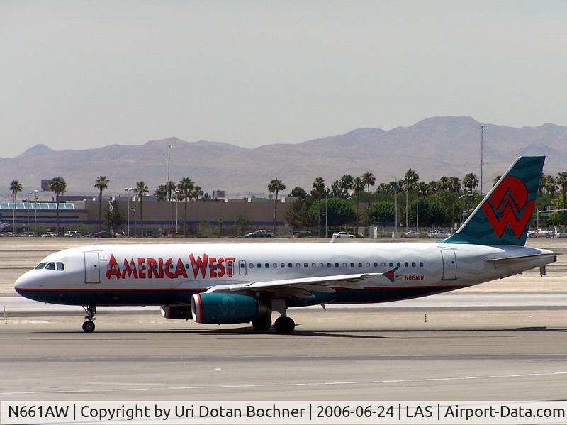 N661AW, 2000 Airbus A320-232 C/N 1284, Las Vegas
