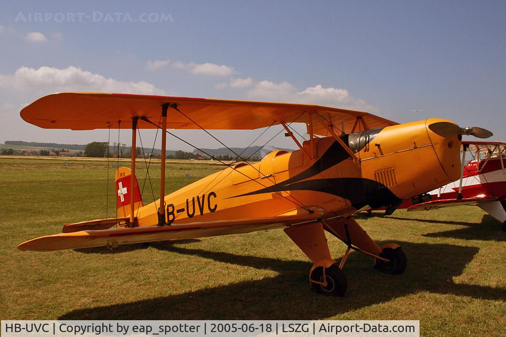 HB-UVC, 1939 Bucker Bu-131B Jungmann C/N 53, Oldtimer fly in Grenchen 2005