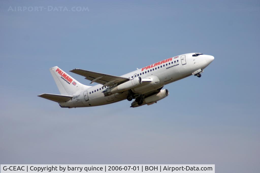 G-CEAC, 1974 Boeing 737-229 C/N 20911, PALMAIR 737