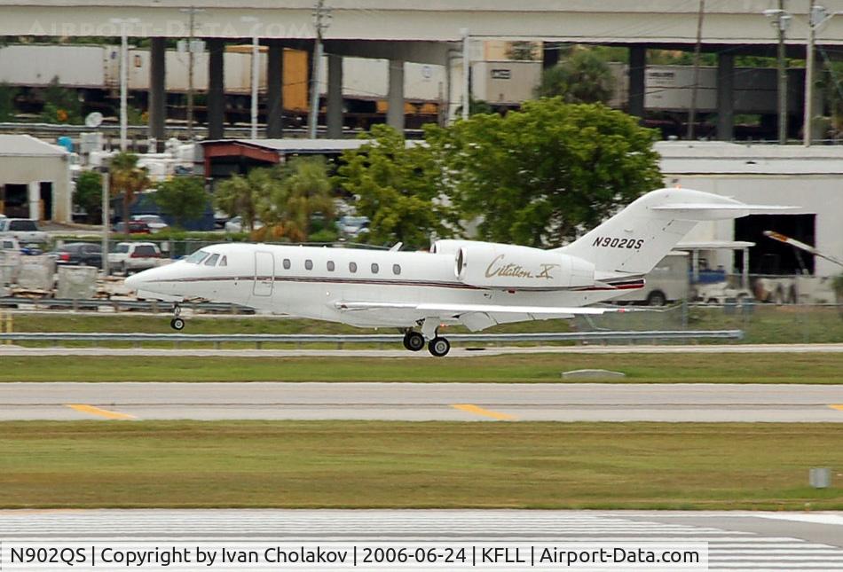 N902QS, 1997 Cessna 750 Citation X Citation X C/N 750-0002, Landing at Ft Lauderdale