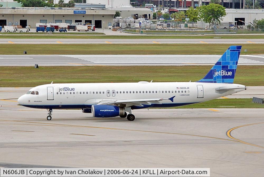 N606JB, 2005 Airbus A320-232 C/N 2384, At Ft Lauderdale