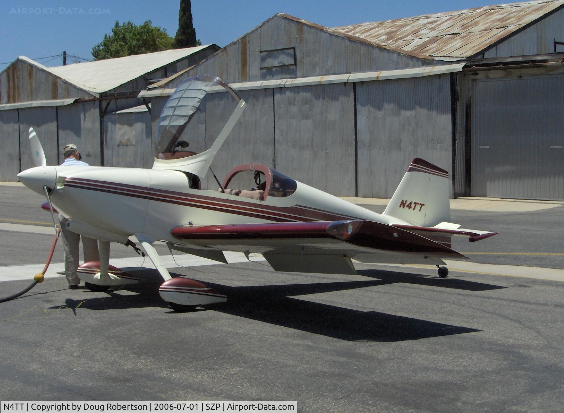 N4TT, 1989 Vans RV-6 C/N 20155, 1989 Ballantyne VAN'S RV-6, Lycoming O-320, refueling
