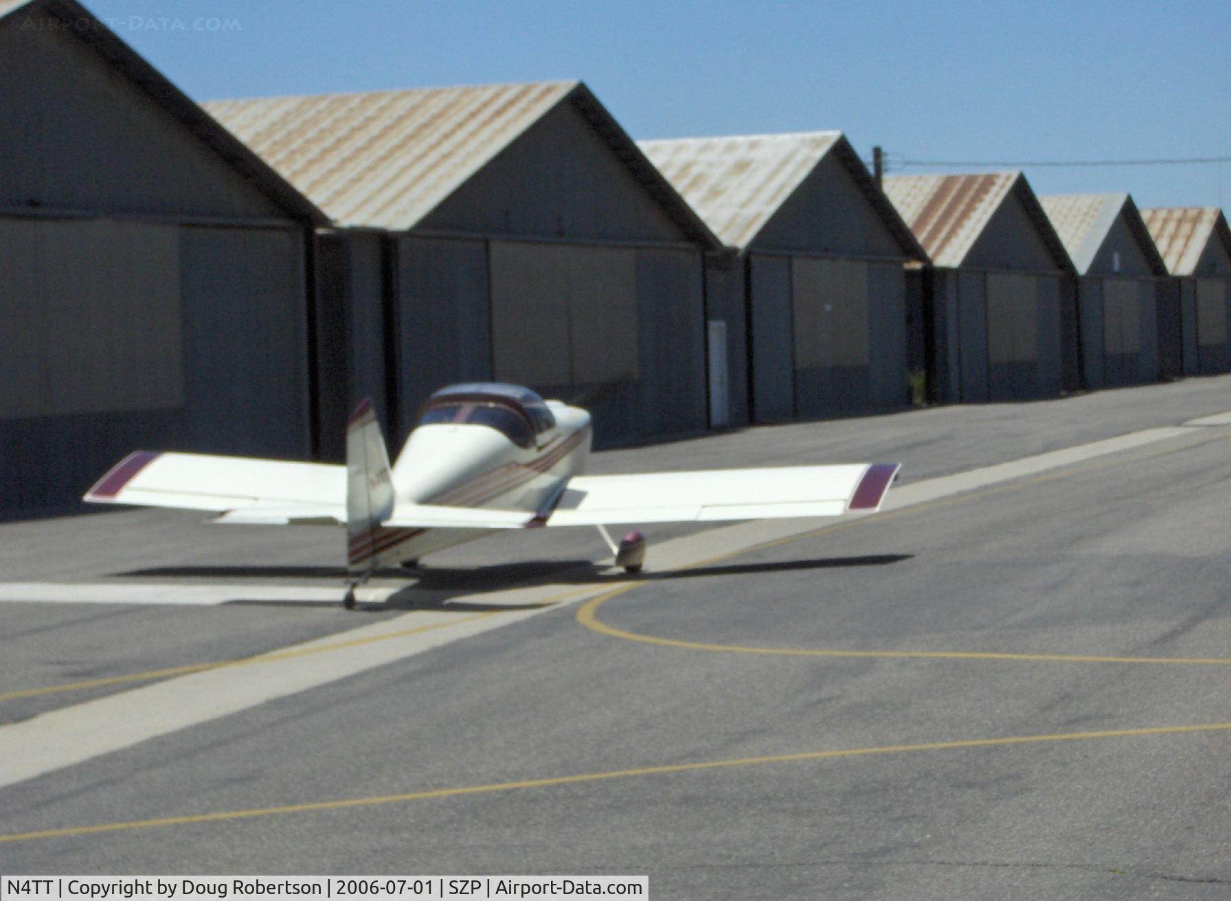 N4TT, 1989 Vans RV-6 C/N 20155, 1989 Ballantyne VAN'S RV-6, Lycoming O-320, taxi to hangar
