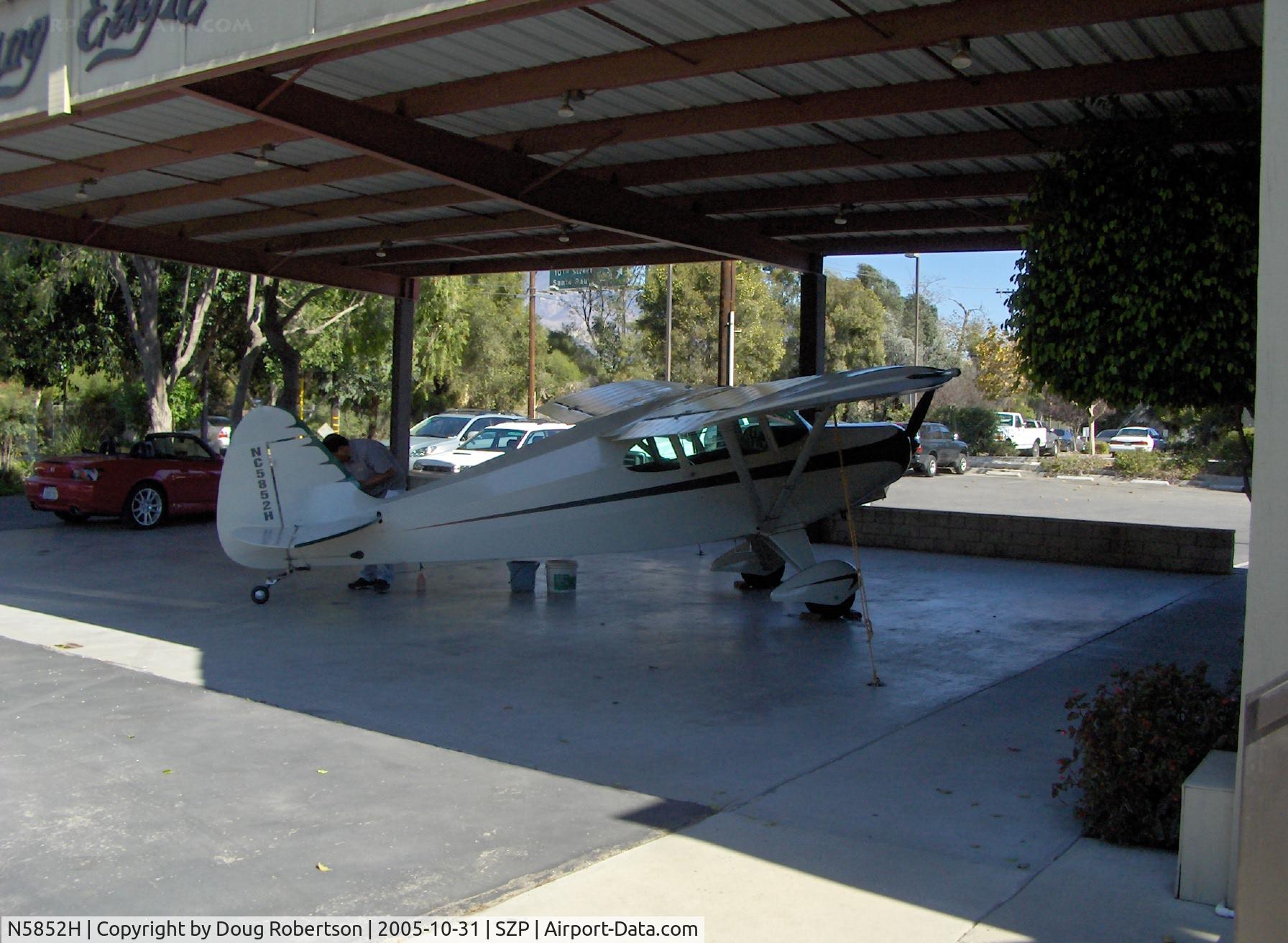 N5852H, 1949 Piper PA-16 Clipper C/N 16-462, 1949 Piper PA-16 CLIPPER, Lycoming O-235-C1 115 Hp