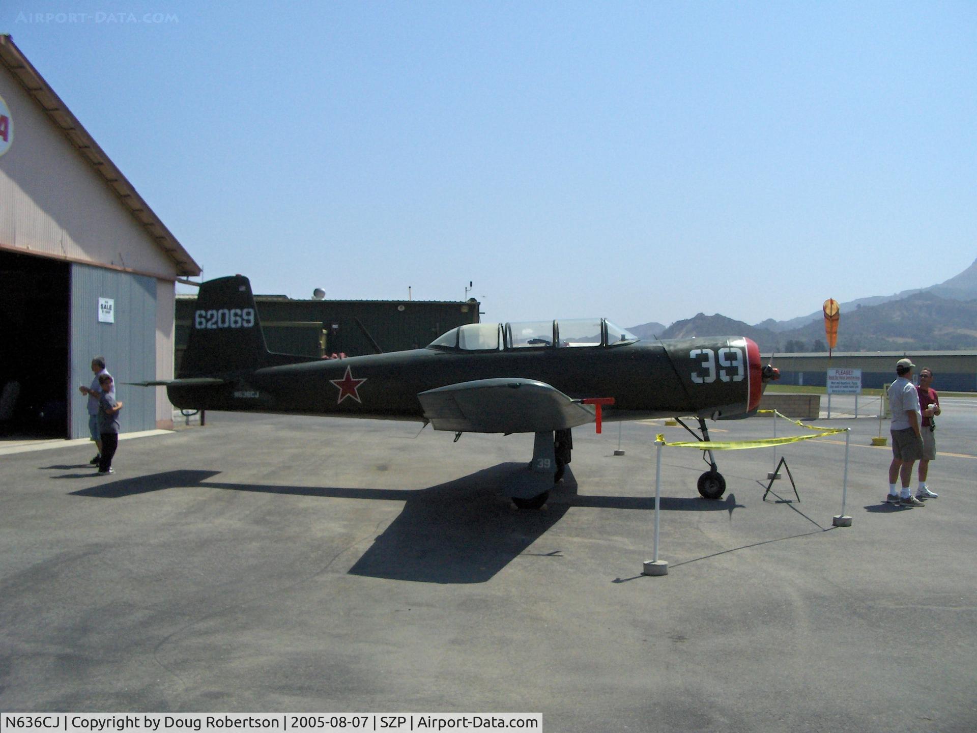 N636CJ, 1982 Nanchang CJ-6A C/N 3732002, 1982 Nanchang China CJ-6J, Huosai 6A 9 cylinder radial 285 Hp