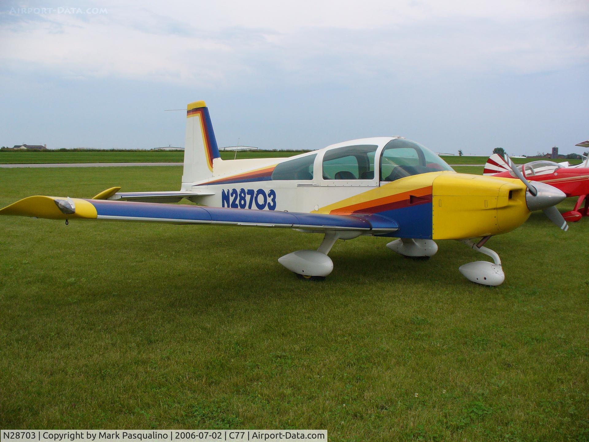 N28703, 1978 Grumman American AA-5B Tiger C/N AA5B0765, AA-5B